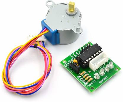 Super Debug 5V 4-Phase Stepper Step Motor + Driver Board ULN2003 with Drive Test Module Machinery Board for Arduino Raspberry Pi Kit Electronic Components Electronic Hobby Kit