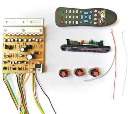 M V COLLECTION 4440 IC BOARD COMBO WITH 100K POTENTIOMETRE , BLUETOOTH MODULE , REMOTE COMPLETE KIT FOR MAKING AMPLIFIER Electronic Components Electronic Hobby Kit