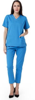 Associated Uniforms SCRUB SUIT FEMALE TEAL XXL Shirt, Pant Hospital Scrub
