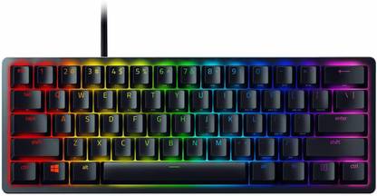 Razer Huntsman Mini (Clicky Purple Switch) Wired USB Standard Gaming Keyboard Compatible with Desktop, Laptop, Mac