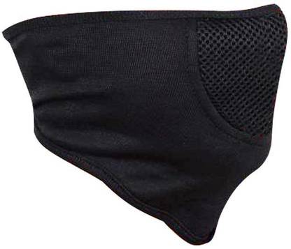 Safies Black Washable Reusable Outdoor Protection Face Mask For Germ Protection (Pack Of 1) S Mesh Cloth Type Black Face Mask For Unisex Reusable, Washable Cloth Mask