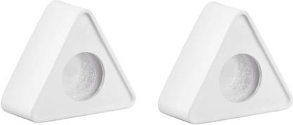 WON Interview Mic Logo Station for News Mic Microphone etc. Pack of 2 Mic Logo Station (White) Holder