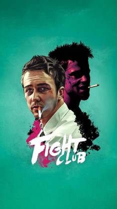 Fight Club Movie Posters, Fight Club HD Poster-8 Fine Art Print