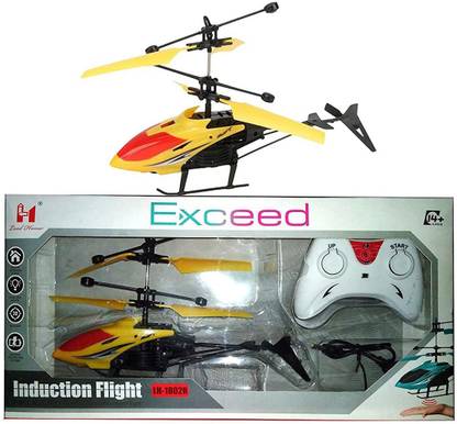 CHIPHER Exceed Remote Control Helicopter with USB Chargeable Cable for Boy and Girl Children's - Pack of 1 (Multicolor)