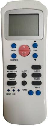 Electvision Remote Control for Ac Compatible with Carrier AC (Please Match The Image with Your Existing Remote Before Placing The Order Before)(82) Remote Control for Ac Compatible with  AC (Please Match The Image with Your Existing Remote Before Placing The Order Before)(82) Carrier Remote Controller