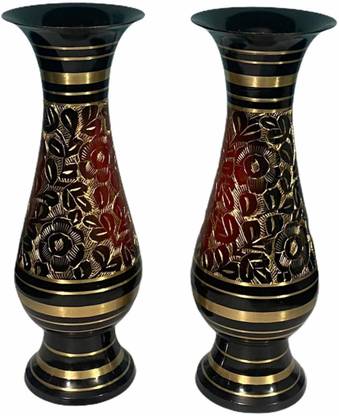 HIHOMEDECOR Brass Vase