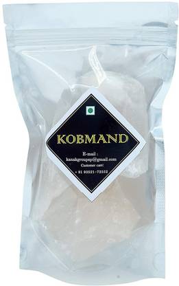 KOBMAND Alum Stone Natural Crystal White Fitkari (Phitkari)