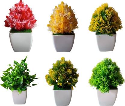 Kaykon 6 Artificial Bonsai Plant With Pot Mini Cute Tree For Home Decor Small Inch 15 Cm Wild In India - Small Plants For Home Decor Kaykon 6 Artificial Bonsai Plant With Pot Mini Cute Tree For Home Decor Small Inch 15 Cm Wild In India - Small Plants For Home Decor