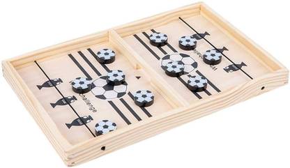 D J BROTHERS super Fast Sling puck game portablr table board game Board Game Accessories