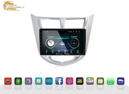 Drivably pro Hyundai Verna 2012-2017 Car Android Stereo 9inch with 2GB Ram IPS Display Hyundai Verna 2012-2017 Car Stereo