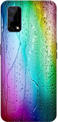 UMPRINT Back Cover for Realme Narzo 30 Pro Colorfull Pattern Printed Back Cover