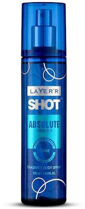 LAYER'R Shot Absulute Game Deodorant Spray  -  For Men