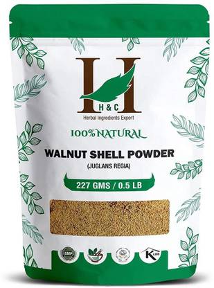 H&C 100% Natural Walnut Shell Powder - for Scrub Formulation