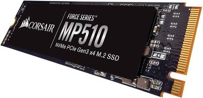 Corsair Force Series MP510 240 GB Laptop Multicolor PCIe NVMe Internal Solid State Drive (SSD) (Force Series MP510 240GB NVMe PCIe Gen3 x4 M.2 SSD Solid State Storage, Up to 3,480MB/s (CSSD-F240GBMP510))