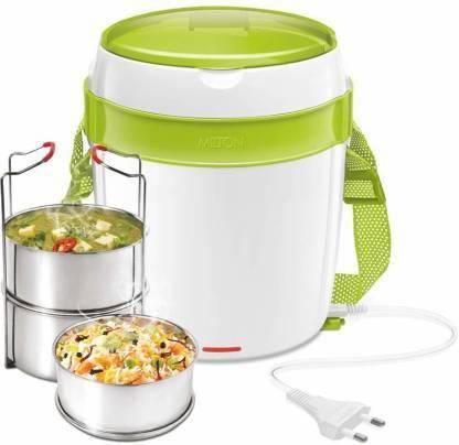 MILTON Futron double-walled electric tiffin 3 Containers Lunch Box (1080 ml) 3 Containers Lunch Box