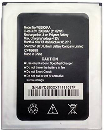 RJR Mobile Battery For  Karbonn Aura Note 2