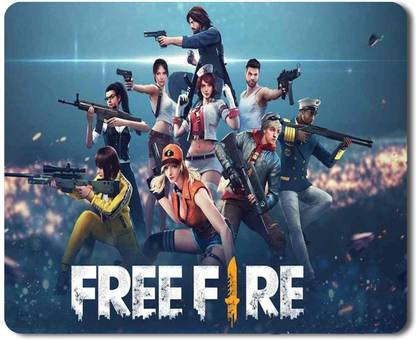 Hilsa Creation Free Fire Squad Theme (P-3) Printed Mouse Pad Mousepad