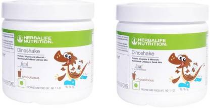 HERBALIFE Dinoshake Kids Drink Mix - Chocolate Flavor 2 PCS Plant-Based Protein