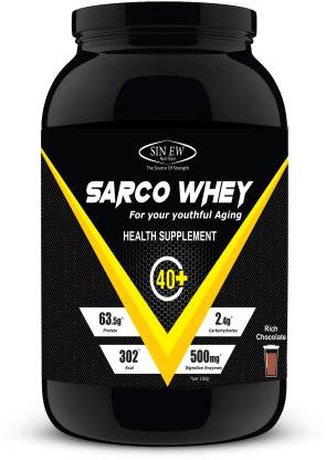 SINEW NUTRITION Sarco Whey Protein with Digestive Enzyme Whey Protein