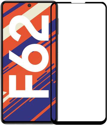 Karpine Edge To Edge Tempered Glass for Samsung Galaxy F62, Samsung Galaxy M51