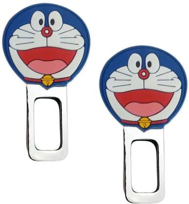 Carempire Set Of 2 Car Safety Alarm Stopper Null Insert Seat Belt Buckle Clip For All Cars Doraemon Design In India - Child Car Seat Buckle Alarm