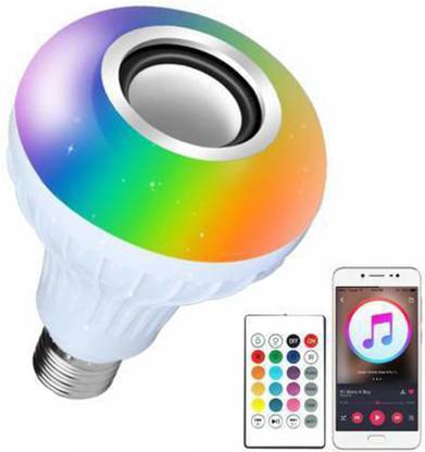 mafya 7 W Bluetooth Speaker Remote Control Speaker led light Smart Bulb