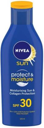 NIVEA Sunscreen - SPF 50 Sun Lotion, SPF 30, with UVA & UVB Protection, Water Resistant Sunscreen for Men & Women,