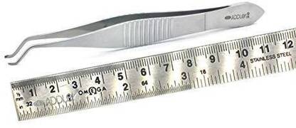 ADDLER Ophthalmic Superior Rectus Holding Forceps Medical Steel Size 11.5 CM. Life Time Anti Rusting Warranty. Surgical Plier