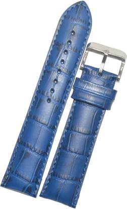 SURU Croco Padded Ogive Tip R64 18 mm Genuine Leather Watch Strap