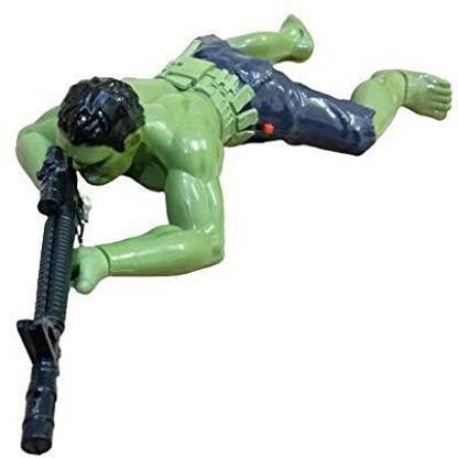 TEMSON Avengers Hulk Crawling Action Figure Toy with Light & Shooting Sound