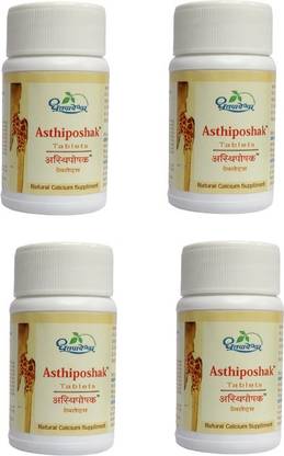DHOOTAPAPESHWAR Asthiposhak 30 Tablet (Pack of 3) Key benefits of Asthiposhak Tablet: Help in converting the calcium into Asthi (bony tissues)