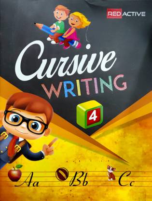 Red Active Cursive Writing Class 4
