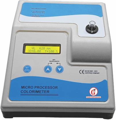 GLOBEINSTRUMENTS Globe Scientific Instruments Microprocessor Fully Automatic Photo COlorimeter 8 Filters GI-030B Digital Colorimeter