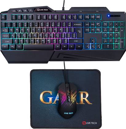 Live Tech GamR Combo Set Designed for Gaming