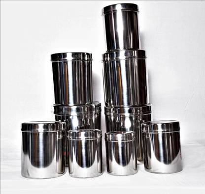KITCHEN NEXT Steel Utility Container  - 0.5 ml, 0.75 ml, 1000 ml, 1500 ml, 2000 ml, 3000 ml, 3500 ml, 4000 ml, 4500 ml, 5000 ml