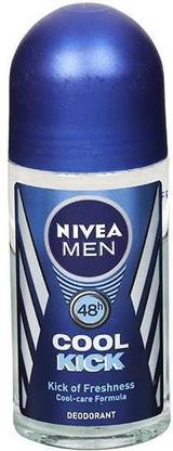 NIVEA Men Cool Kick Roll On Deodorant 50 ml (Pack Of 1) Deodorant Roll-on  -  For Men