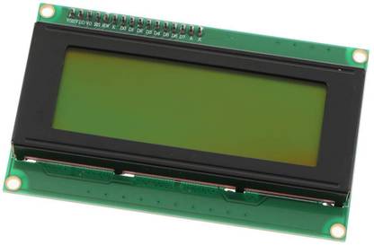 Electrobot 2004 20x4 LCD Display LCD Screen Serial with IIC I2C Adapter Yellow Green Color LCD Electronic Components Electronic Hobby Kit