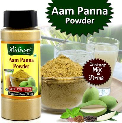 Midiron Aam Panna Powder | Instant Mix & Drink for summer | Drink Anytime Energy Drink