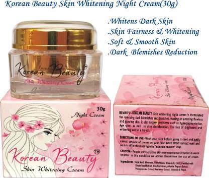 Korean Beauty Night Cream For Whitens Dark Skin & Brightening Skin