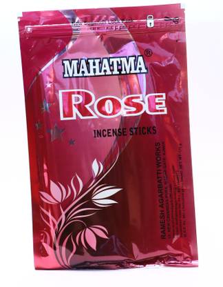 Mahatma Agarbatti GULAB AGARBATTI ZIPPER PACKING ROSE