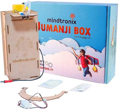 Mindtronix Jumanji Box- Pandemic Pioneer Automatic Hand Sanitizer dispenser - STEM DIY Educational Construction Activity Kit for kids, Building Game, Video Instructions, Learning Science toy, Best gifting option