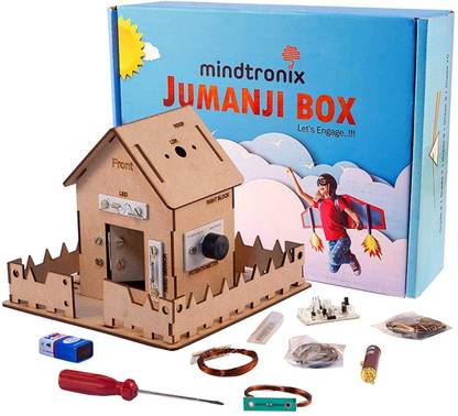 Mindtronix Jumanji Box - Home Automation Gama - STEM DIY Educational Construction Activity Kit for Kids, Building Game, Video Instructions, Learning Science Toy, Engineering Experiment Kit, Best Gifting Option