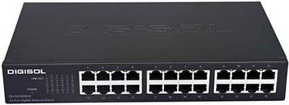 DIGISOL DG-GS1024D-E 24 24 Ports 1000 Mbps Smart Network Switch