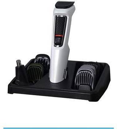 PHILIPS MG3721/77 MULTIGROOM SERIES 3000 ALL IN ONE TRIMMER Grooming Kit 60 min  Runtime 7 Length Settings