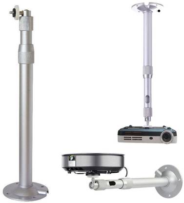Frackson 360 Degree 15 to 24 Inch Long 1 Pcs 5 mm 1/4" Security Camera Bracket, Universal Ceiling Mount for Projector, DSLR Camera CCTV DVR Camera, Projector Wall Mount with The Capacity Up to 7 KG Projector Stand
