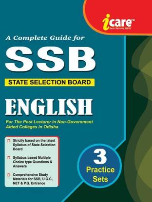 A Complete Guide For SSB State Selection Board English For The Post Lecture In Non Government Aided Colleges In Odisha