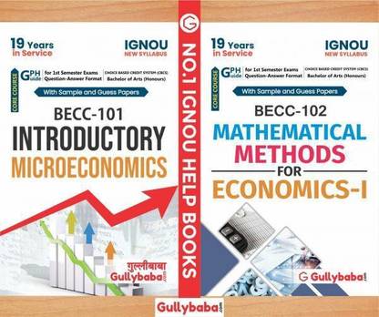 BECC-101 Introductory Microeconomics And BECC-102 Mathematical Methods For Economics-I