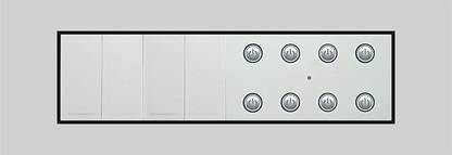 Smarteefi 8 Port Modular WiFi Smart Switch Board (7 Light Switch + 1 Switch 16A), Customizable with add-on modules, Compatible with Alexa (Size: 8M-Horizontal