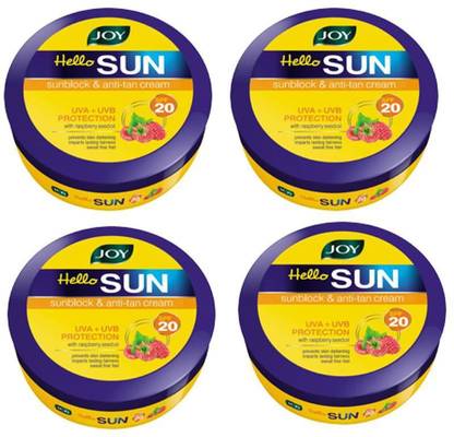Joy Sunscreen - SPF 50 Hello SUN sunblock & anti-tan cream SPF 20