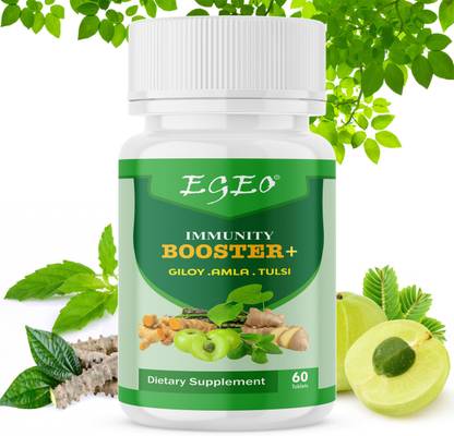 EGEO Guduchi Immunity Booster |GILOY TULSI AMLA|Strengthens immunity 500mg -